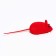 Velvet mouse, 6 cm, red
