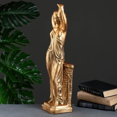Figure "Girl with a jug" bronze, 15x19x56cm-3