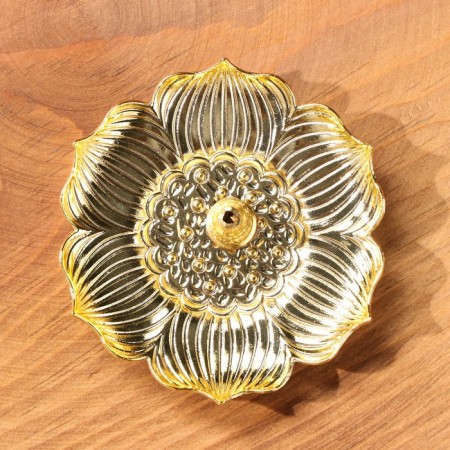 Claus for any incense "Lotus", golden, 2.3x8.5 cm-1