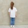 Children's T-shirt "Elsa", cold heart, height 110-116, white