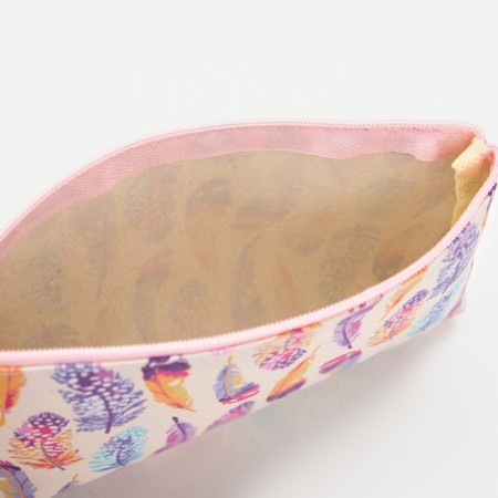Cosmetic bag with lightning, beige color/multi -colored-2