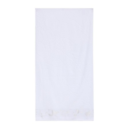 Tensor of a terry jacquard 70x130, white 420 g/m, cotton 100%-1
