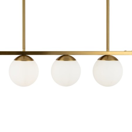 Suspended lamp Freya Fr5199PL-05BS Zing, 900x130x750 mm, E27, 5x60W, brass color-3