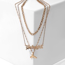 Pistol Pistol Babygirl, Gold Color, L = 42 cm