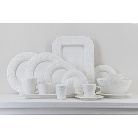 Porcelain saucer Magistro rodos, d = 15.4 cm, white color-8