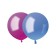 Latex ball 14 ", metal, set 100 pcs., Mix color