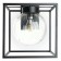 Garden-park lamp Feron PL711, IP44, E27, 60 W, 275x250x290 mm, black color