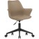 Computer chair Tulin plastic/eco -leather, black/beige 60x60x83 cm