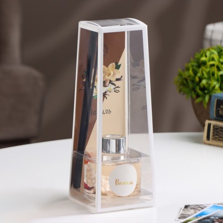 Aromatic diffuser with the interior filler, 120 ml, vanilla, "wealth of aroma"-2