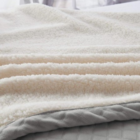 Grand cover, size 220x240 cm, gray color-5