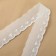 Lace embroidery, 25 mm × 13 ± 1 m, white color