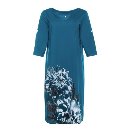 Women's dress, blue color, size 54-7