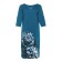 Women's dress, blue color, size 54