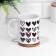 Sublimation mug "Only you! Hearts", with application