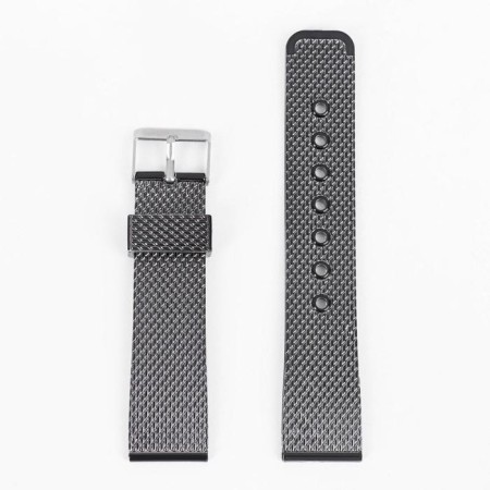 Solomon watch strap, 20 mm, rubber, L-19.5 cm, gray-1