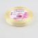 Satin tape, 12 mm × 23 ± 1 m, color vanilla No. 09