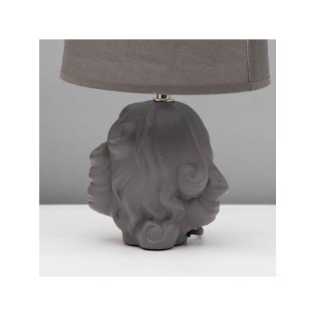 Table lamp "Aphrodite" 1x40W E14 gray 19x19x28.5cm-5