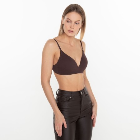 Bustier female, brown color, size 80V-1