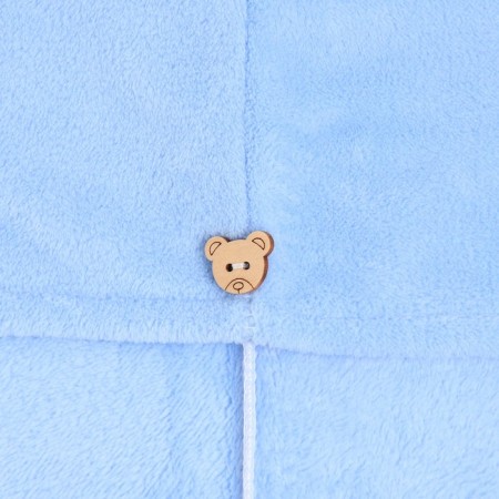Little towel for drying hair Ethel Color Blue, 65*25 cm, 100% p/e-1