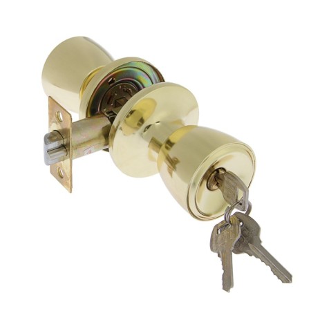 Latch 1203, with a key, color gold-1
