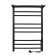 Electric towel Indigo Line Trinity, 800x400 mm, timer, black