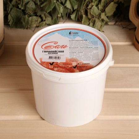 Salt Himalayan pink pebbles faction 50-100mm, 2 kg, bucket-1