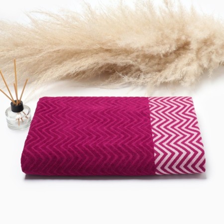 Terry towel Galicia, 50x90cm, Fuchsia color, 500g/m, cotton