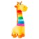 Soft toy "Rainbow Giraffe", 54 cm
