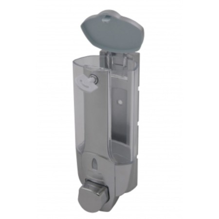 Liquid soap dispenser 8619, 0.38 l, plastic, chrome-5