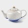 Kettle porcelain harness "Cosmos", 600 ml, blue color
