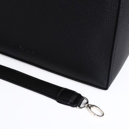 Female bag Textura, tout, average size, black color-5