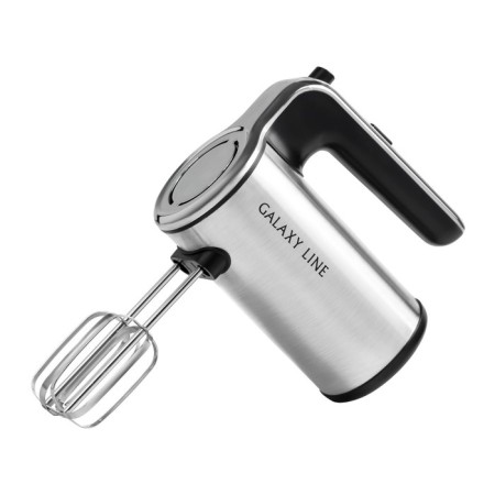 Mixer Galaxy Line GL 2240, manual, 450 W, 5 speeds, black-silver-1