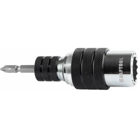Bit with the end head of Kraftool 26398-H2, with a latch, 17/21 mm, 2 pieces-2