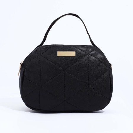 Bag Cross-Bodi with a zipper, black color