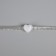Smart garland “thread” 5 m dews with nozzles “hearts”, IP20, silver thread, 50 LED, remote control, application, glow RGB, USB