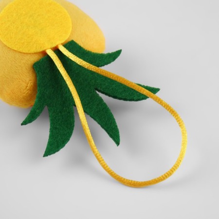 A needleman with a loop "pineapple", 6.5 × 6.5 × 3 cm, yellow color-3