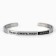 Bracelet with an engraving “must be done”, 6.7 cm, 18+