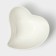 A set of ceramic saucers on the bamboo stand Bellatenero “Heart”, 4 objects: 125 ml, white color