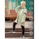Park jacket for a boy, height 92 cm, color sage
