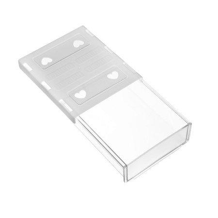 Lender box for stationery, 210 x 175 x 65mm, transparent-1