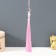Textile suspension, metal "Butterfly" pink 1x1.2x16.5 cm