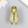 Handla for the casket metal "Cicada" aged gold