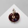 Palette "Paints" brooch, color in gold