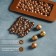 Form for chocolate of the valve "Air", silicone, 21 × 10.1 × 1 cm, brown color