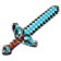 Toy inflatable "Sword", 65 cm, color mix