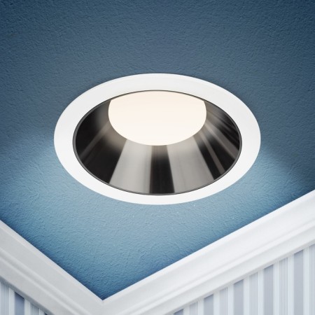 Lamp built -in era LED, IP20, 24W, 168x48 mm, 3000k, 1200lm, white color, black