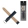 Solomon watch strap, 14 mm, genuine leather, L-18 cm, dark blue