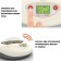 Incubator, 3 eggs, automatic coup, 220 V, with ovoscope, rcom mini