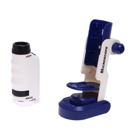 Laboratory microscope, transformed, 10 auxiliary objects-8