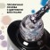 Nail varnish gel, Milk Glitter, 3 phase, 8ml, LED/UV, Transparent color (02)